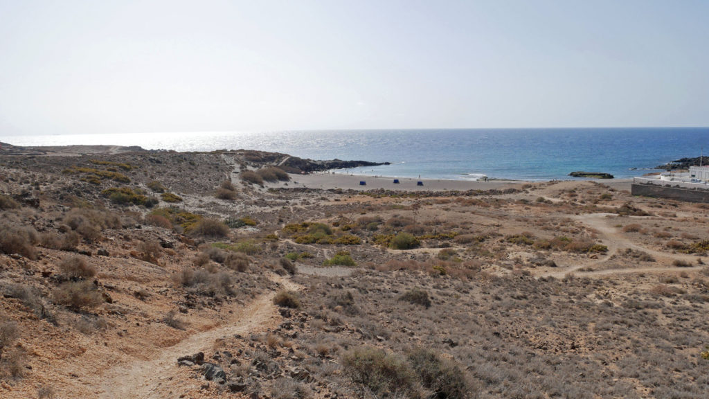 Panorama des Strandes